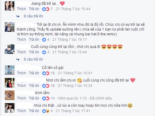mo lai facebook sau scandal xuc pham nghe si huong giang idol khien fan vui mung