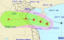 bao so 4 manh cap 8 huong vao thanh hoa quang binh