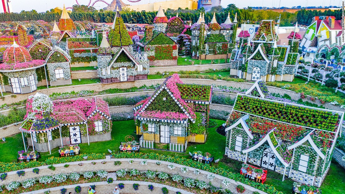 dubai miracle garden vuon hoa tu nhien lon nhat the gioi o dubai