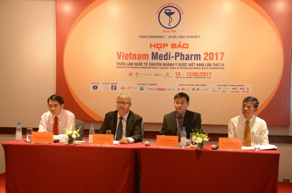 250 doanh nghiep tham gia trien lam ve duoc pham va thiet bi y te