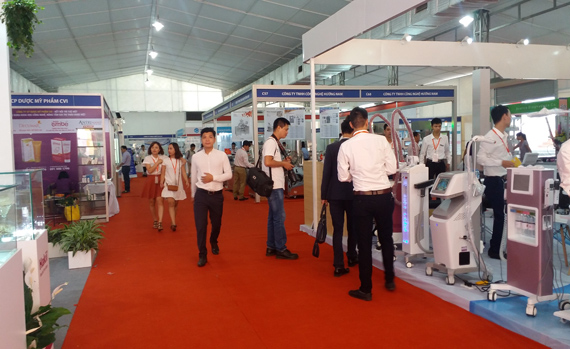 250 doanh nghiep tham gia trien lam ve duoc pham va thiet bi y te