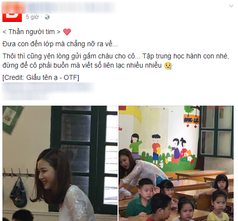 tu mot buc anh chup len lo dien co giao tieu hoc xinh xan dang lam cong dong mang chao dao