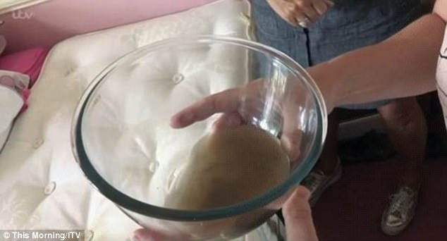4 tuan moi thay ga trai giuong nguoi phu nu phai thet len khi nhin thay nhung thu roi ra tu chan nem cua minh
