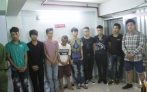 cong an no sung tran ap 2 nhom giang ho huyet chien giua sai gon