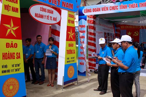 hon 500 doan vien cong doan tham gia khai mac chuong trinh hoi trai doan vien cong doan tinh thua thien hue nam 2017