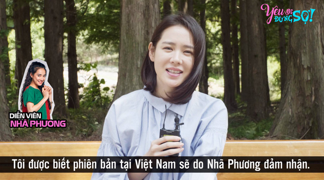 son ye jin an tuong voi nha phuong trong yeu di dung so