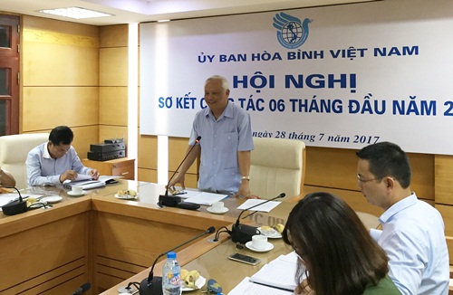 tap trung chuan bi cho hoi nghi ban chap hanh cua hoi dong hoa binh the gioi tai viet nam