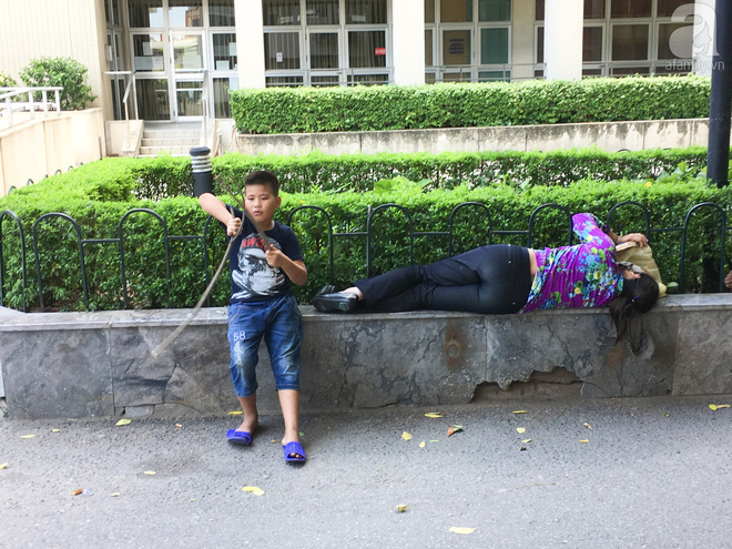 nguoi nha benh nhan va vat tai benh vien trong nang nong ky luc o thu do