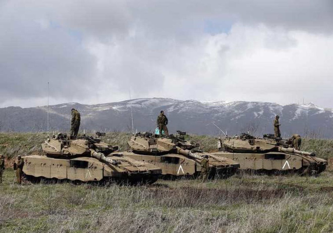 israel don tang phao ap sat bien gioi syria chuan bi tan cong chi cho 1 moi lua
