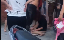 quang ninh bat duoc chong ngoai tinh vo duoc me va em chong hop luc xong vao chui boi lot do co bo nhi