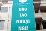 vinh phuc trung tam ngoai ngu green school co bieu hien tron thue