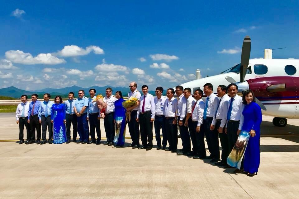 cang hang khong quoc te van don thuc hien thanh cong chuyen bay dau tien