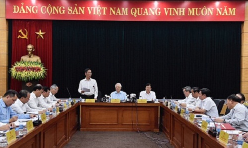 tong bi thu lam viec tai bo cong thuong