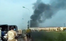 ha noi chay nha xuong rong hang tram met nhieu nguoi bo chay thoat than