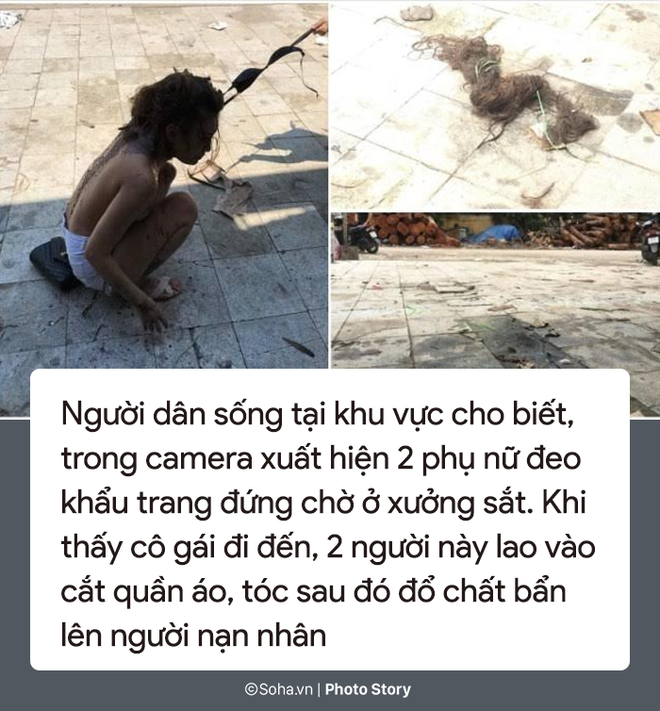camera ghi lai hinh anh 2 phu nu bit khau trang danh ghen co gai truoc khu cong nghiep