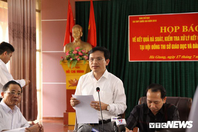 pho phong khao thi so gddt ha giang sua diem cho 114 thi sinh