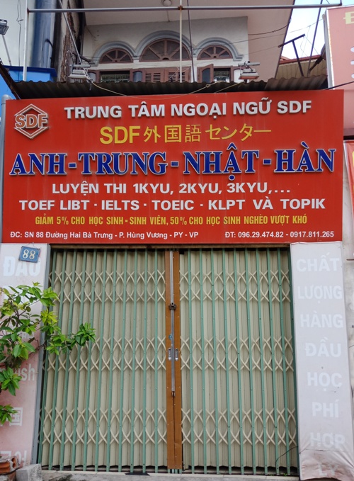 vinh phuc phat hien them nhieu trung tam ngoai ngu hoat dong trai phep