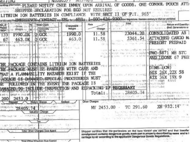 mh370 22 tan hang bi an bi giau nhem trong ban ke hang hoa chuyen bay