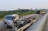 tai nan tham khoc o cao toc thai nguyen lai xe khong lam chu toc do