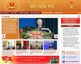 khai truong cong thong tin dien tu bo noi vu