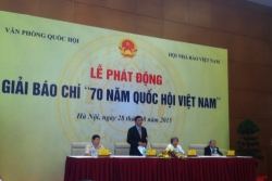 phat dong giai bao chi 70 nam quoc hoi viet nam