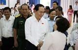 chu tich nuoc tiep xuc cu tri va neu quan diem chong tham nhung