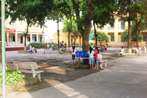 truong thcs te lo vinh phuc day hoc trong ky nghi he trai quy dinh