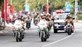 doan chinh phu di cong tac dia phuong tham gia khong duoc qua 3 xe o to