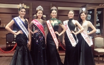 hoa hau my linh chang he kem canh khi so dang cung dan nguoi dep quoc te