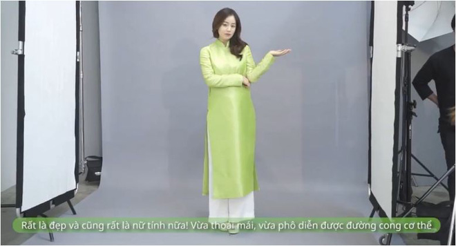 lan dau mac ao dai ba bau kim tae hee xinh dep diu dang nhu phu nu viet