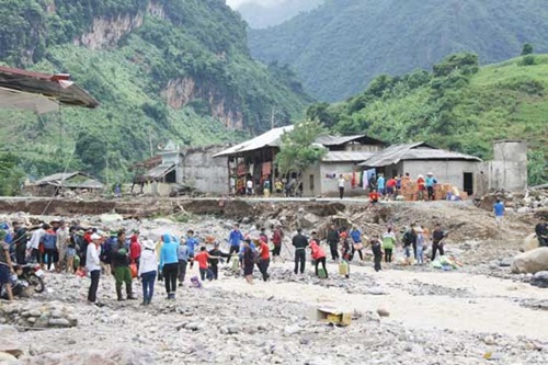 23 nguoi chet 21 nguoi bi thuong do mua lu tai cac tinh mien nui phia bac
