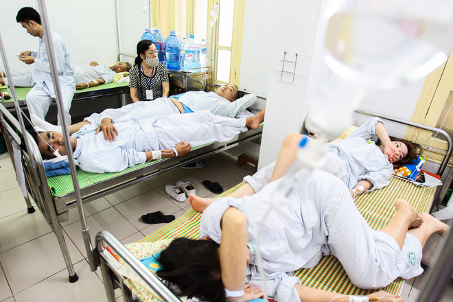 ha noi benh nhan sot xuat huyet nam la liet o benh vien bach mai