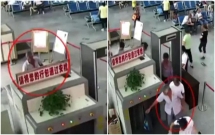 khach de do len may soi nhan vien an ninh bang hoang phat hien ra 2 canh tay nguoi trong tui hanh ly