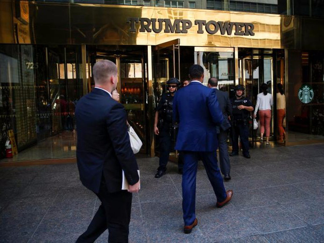 can canh doi mat vu bao ve tong thong my donald trump