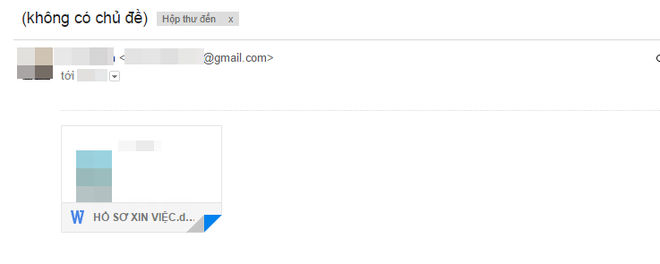 sinh vien sap ra truong treu nguoi nha tuyen dung thu xin viec khong tieu de khong noi dung con duoc forward tu mot email khac