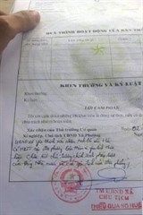 yen dinh thanh hoa no tien dong gop bi xa phe khong tot vao ly lich khien hoc sinh lan dan khi nhap hoc