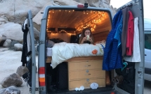 khong muon dau dau vi tien thue nha hang thang co gai bien xe cho hang thanh ngoi nha di dong