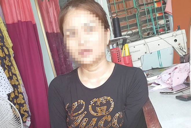 nguoi phu nu to con gai bi nam benh nhan xam hai trong phong benh