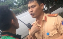 tai xe bi rach moi khi lam viec voi csgt trung ta noi doi tuong nghien an va can bo