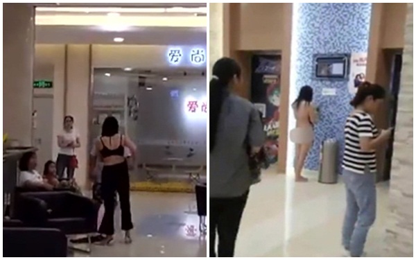 ly do gay soc khien nguoi phu nu coi sach do truoc mat chong cu giua trung tam thuong mai