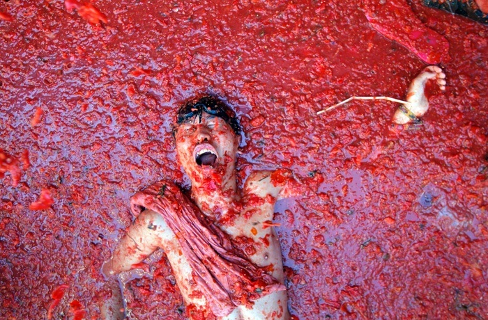 la tomatina le hoi nem ca chua lon nhat chau au