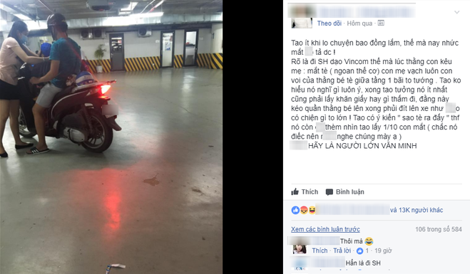 neu con buon te ngay trung tam thuong mai toilet thi o xa ban co hanh dong nhu nguoi me nay khong