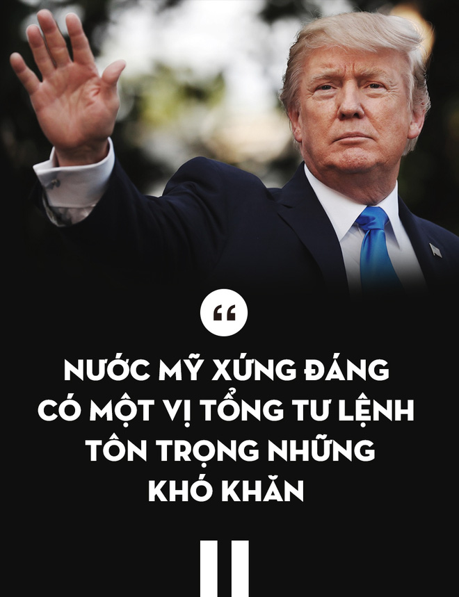 ong trump noi got tt washington muon dat nuoc thinh vuong phai luon san sang chien dau