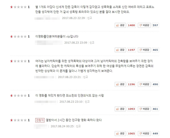 dan han phan no chi trich phim cua lee jong suk jang dong gun coi thuong phu nu