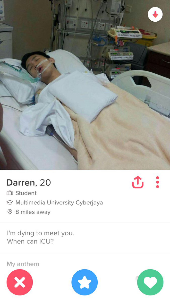 nhin profile tinder cua anh chang nay khong ai no long nao gat trai duoc