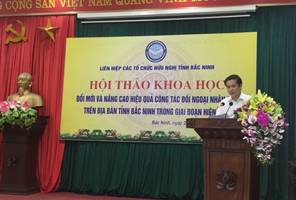 bac ninh chu trong phat trien cong tac doi ngoai nhan dan