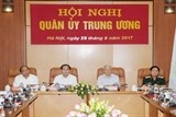 hoi nghi quan uy trung uong danh gia ket qua trien khai nhiem vu quan su quoc phong