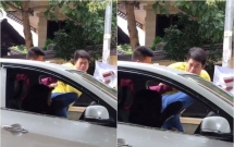 ha noi nguoi dan ong hung han tan cong nu tai xe