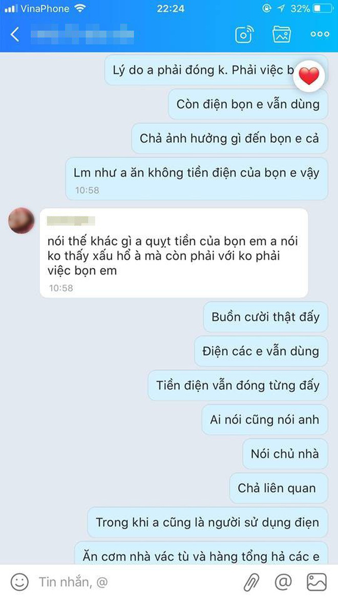 mot nu sinh thue tro bi nam chu nha tat vao mat sau thac mac tai sao thu tien bon em roi ma cuoi thang con chua dong tien dien