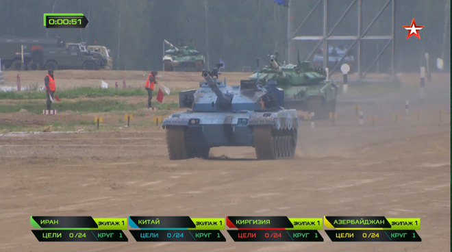 ban ket tank biathlon 2018 xe tang tq gap su co lan dung ra chet giua duong dua